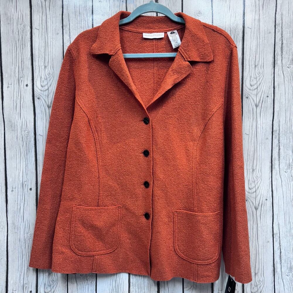 NWT Valerie Stevens  II Wool Blend Jacket Size 14W